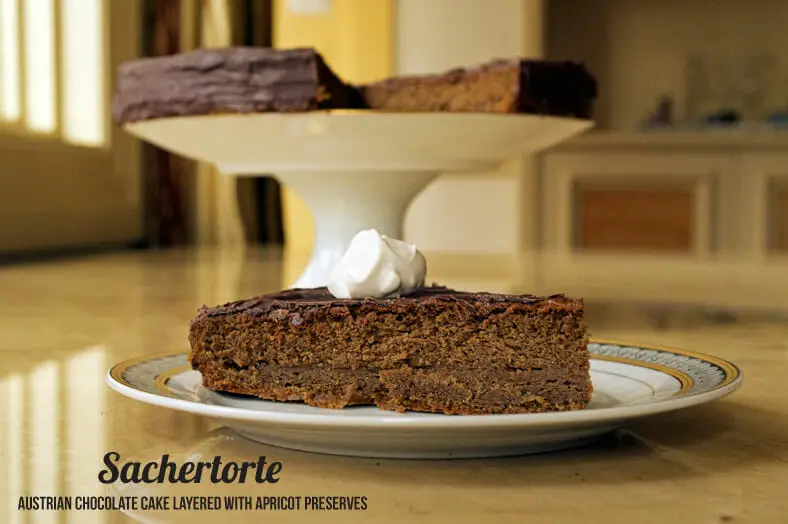 Sachertorte: Austrian Layered Chocolate Cake