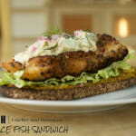 Remoulade and Fiskefilet - Danish Open Faced Fish Sandwich