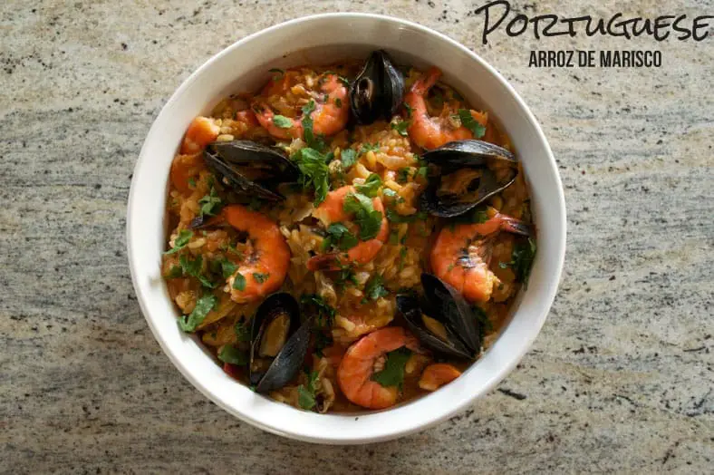 Arroz de Marisco: Portuguese Seafood Rice Paella