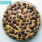 French tart with cherries