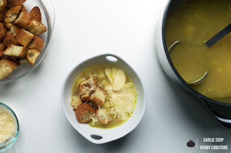Cesnecka: Czech Garlic Soup