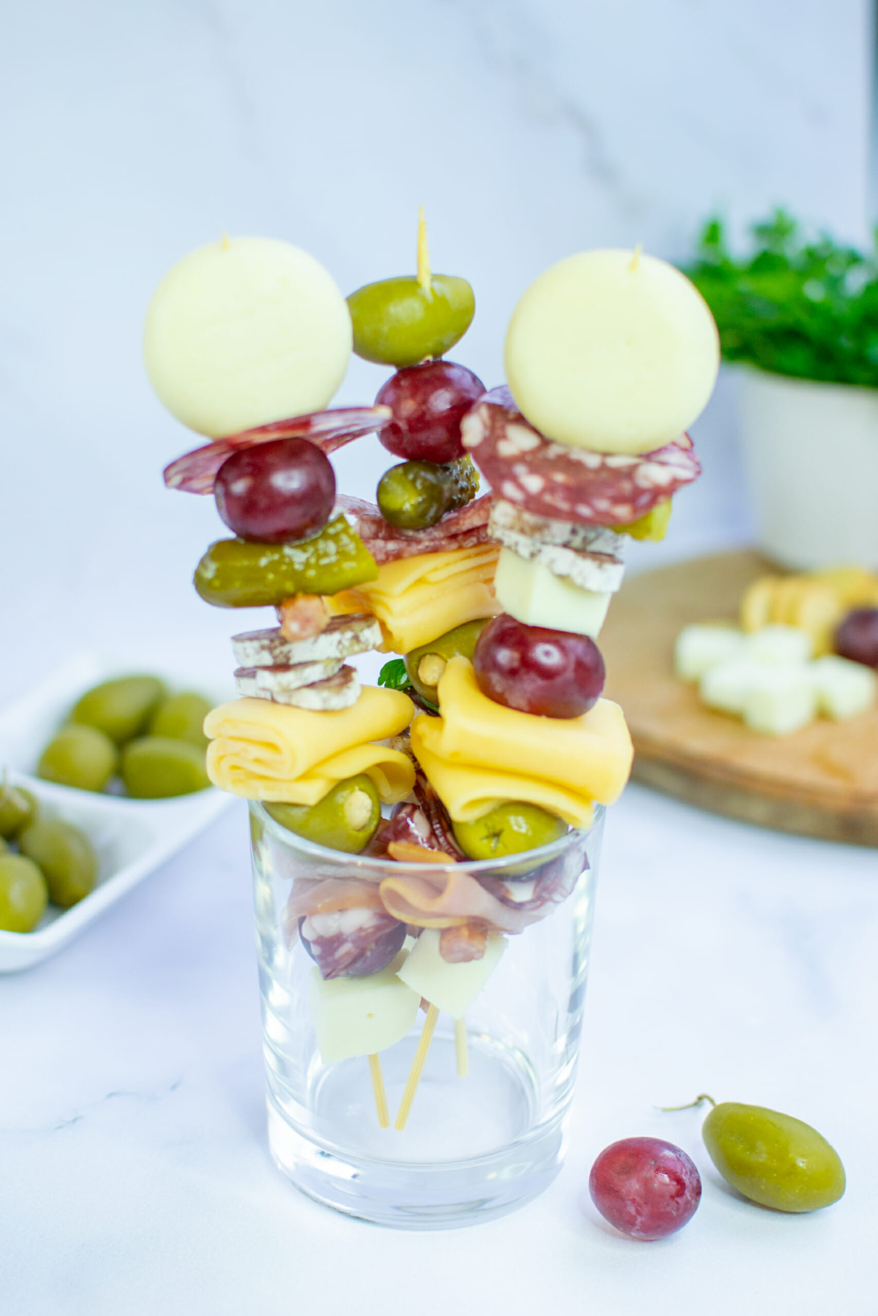 Charcuterie Skewers (Appetizer Kabobs!) - Wellness by Kay