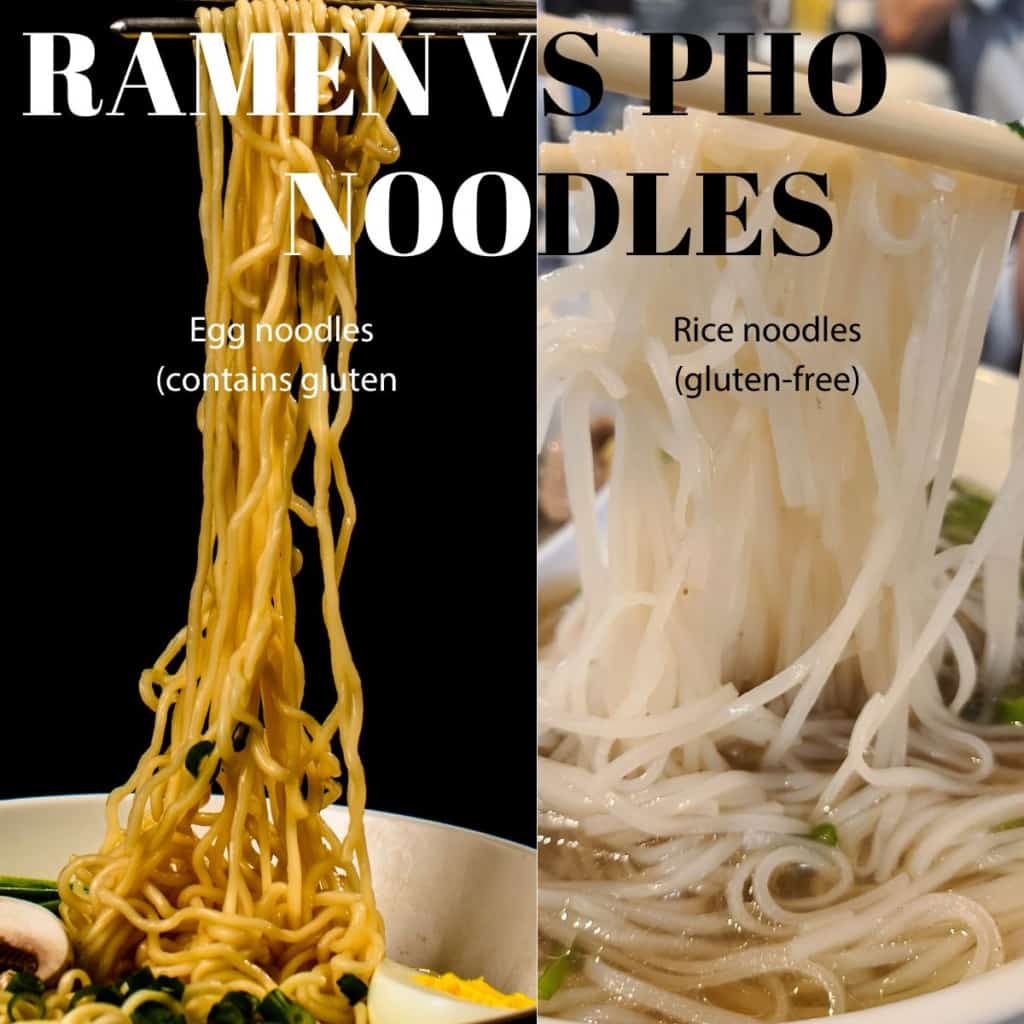 Pho vs Ramen noodles