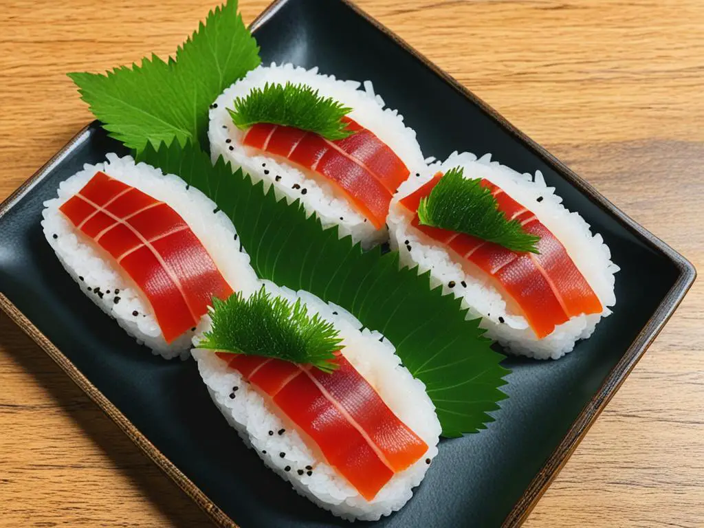 Delicate Red Snapper Sushi