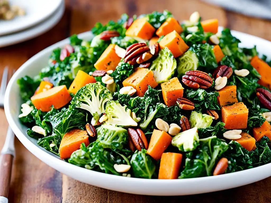 Crunchy Kale Brussel Sprout Salad: A Fusion Of Freshness!