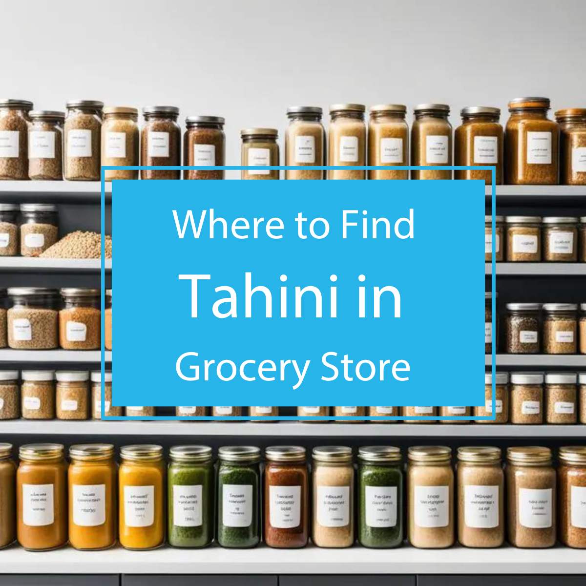 where to find tahini in grocery store