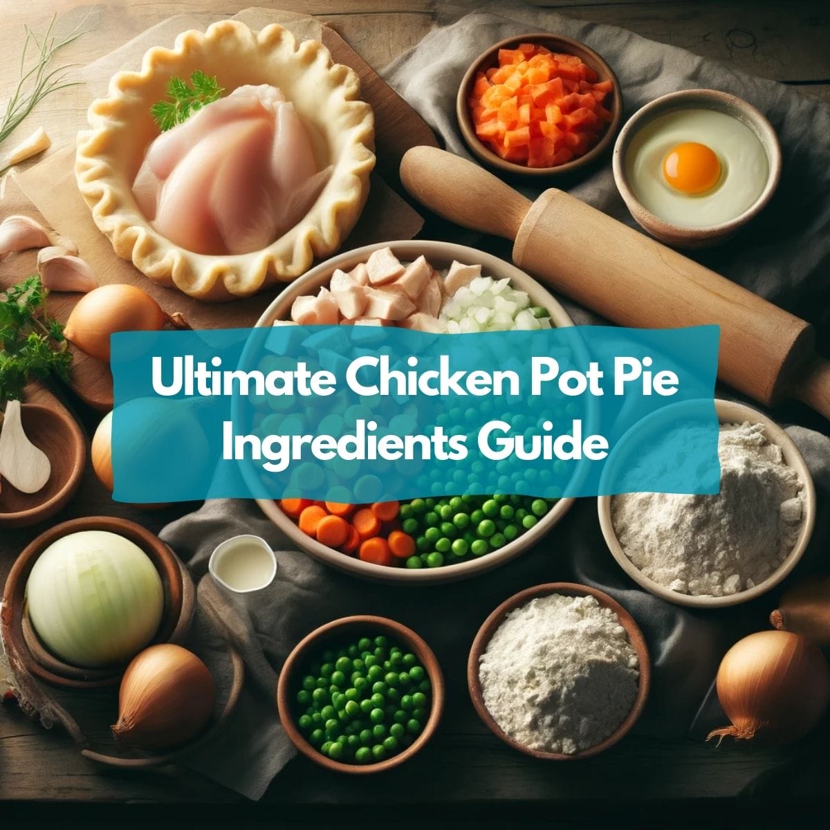 Chicken pot pie ingredients