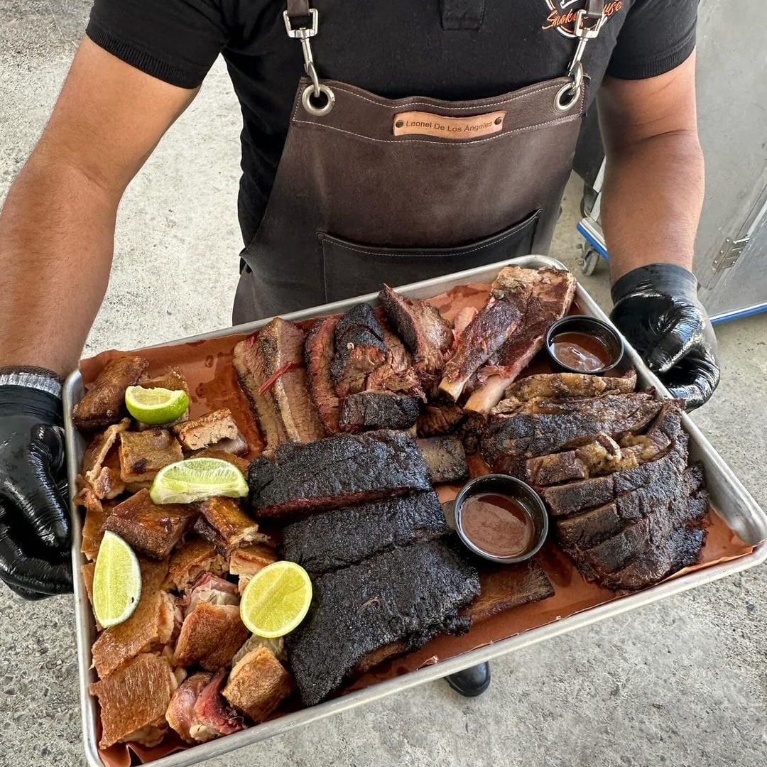 A photo of brisket by Leo Smoke House