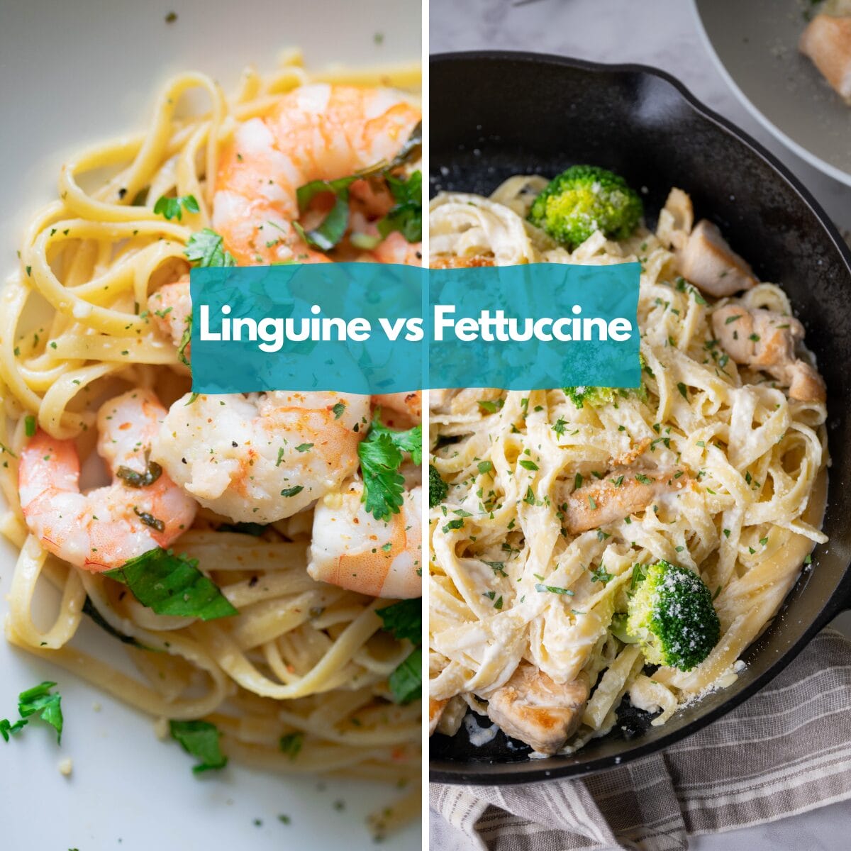 Linguine vs Fettuccine