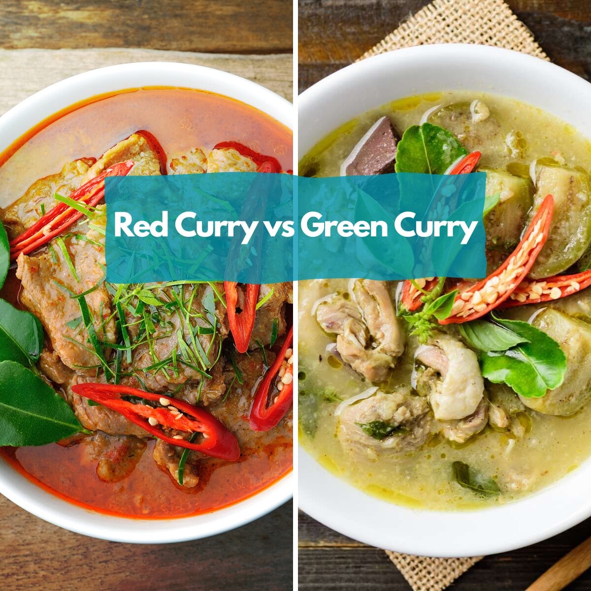 Red curry vs green curry