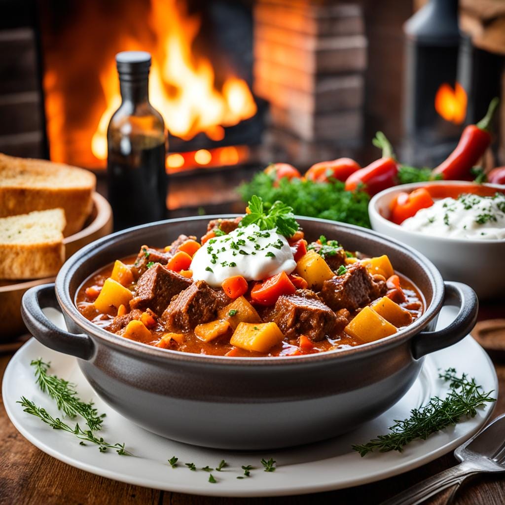 what is in hungarian goulash